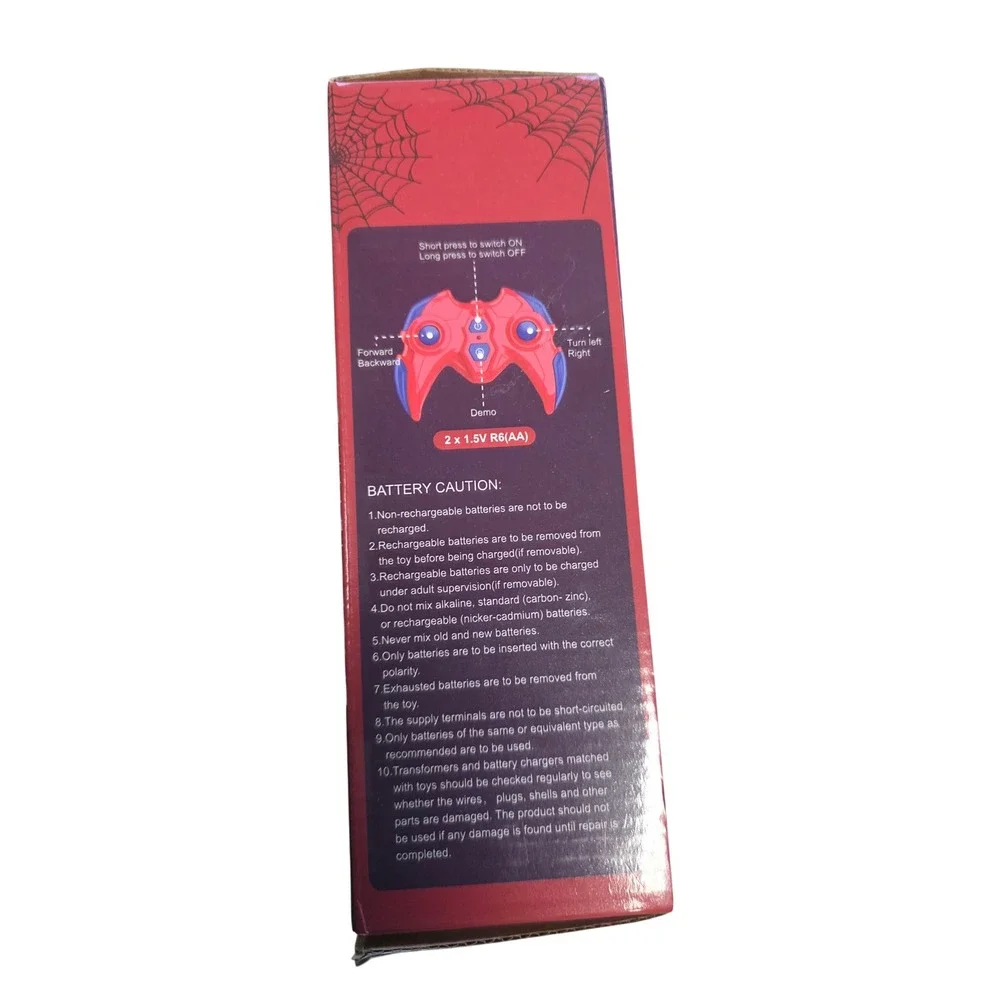 Remote Control Stunt Car 360 Rotation LED‎ Light Rechargeable Red Blue WJ12881